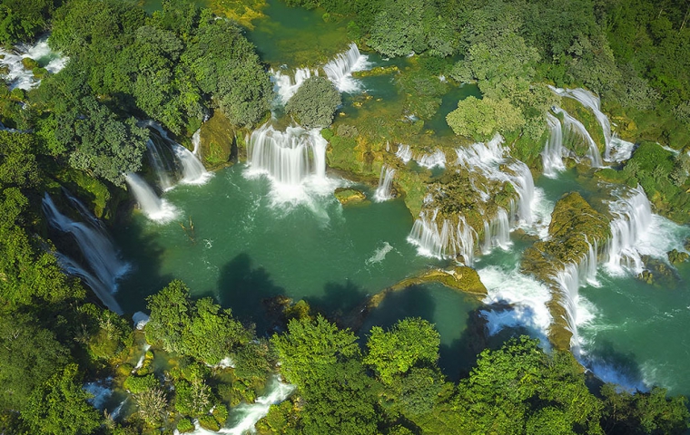 PÁC BÓ - THÁC BẢN GIỐC - ĐỘNG NGƯỜM NGAO 